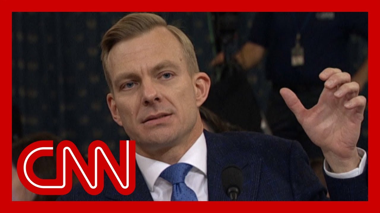 Holmes reenacts phone call with Sondland and Trump - YouTube