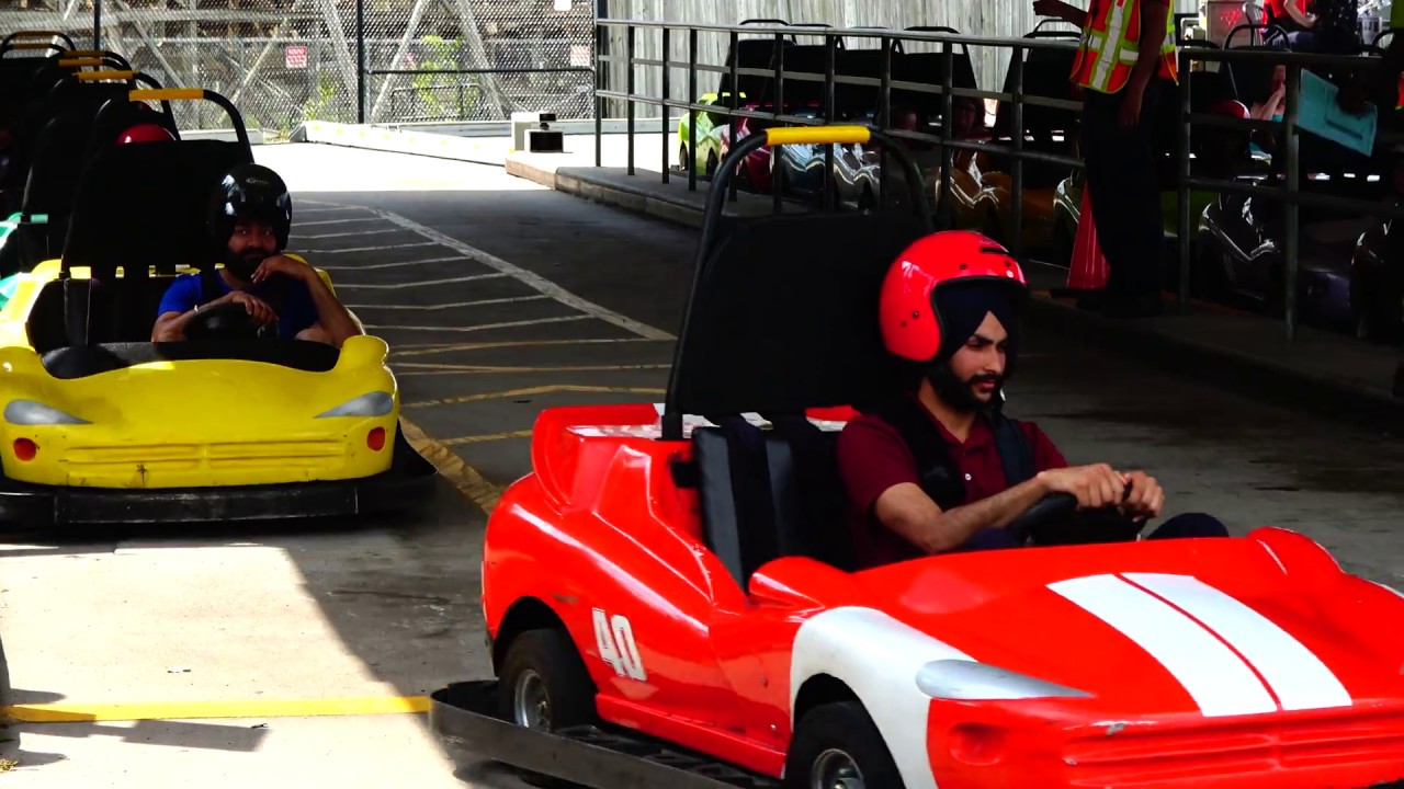 Speed City Raceway Canada's Wonderland Go Karts Race Car Ride 4K YouTube