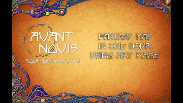 Tutorial video 2 of 3 Fantasy Map in 1 hour using ArtRage.