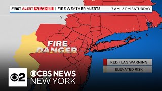 First Alert Forecast: Red Flag Warning across region Saturday - 11/15/24