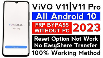 Vivo V11/V11 Pro frp bypass without pc 100% work this trick.