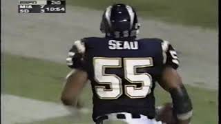1995 Week 10 Miami Beats San Diego 24-14; Edit with Radio Call