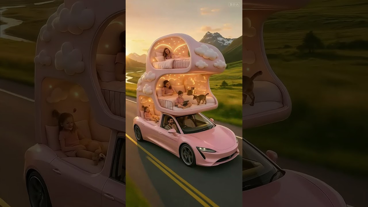 We turned our car into a moving cloud — and the kids loved every second