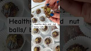 Healthy date and nut balls for Ramadan  recipe #recipe #dates #nuts #healthy #fypシ゚viral
