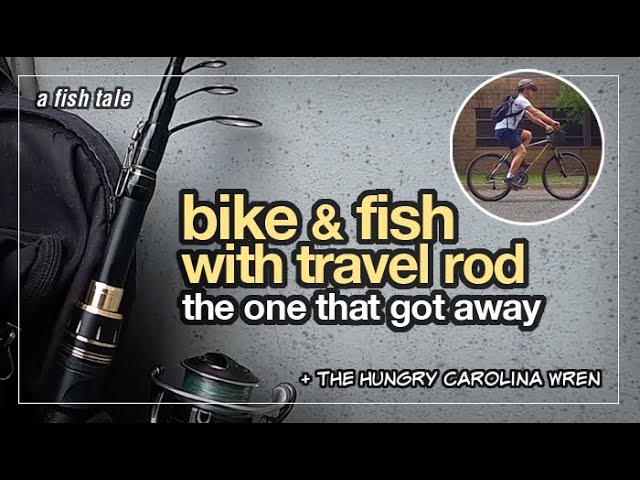 Let's Bike & Fish with KastKing Blackhawk II Rod (The One That Got