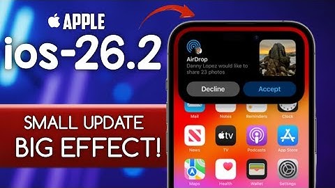 Apple iOS 26.2 - AirDrop Fix That Changes Everything You’ll Actually Love  !!