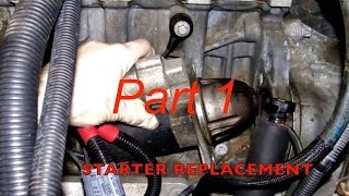 How to change Starter for BMW 328I E90 E92 Part1