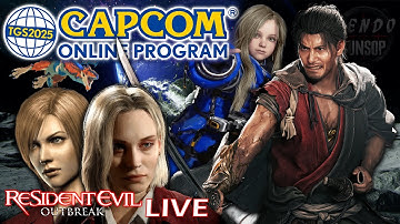 CAPCOM ONLINE PROGRAM - Tokyo Game Show 2025 || RESIDENT EVIL OUTBREAK File 2 Gameplay Livestream