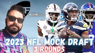 3 Round PFF 2023 NFL Mock Draft | Mock the Mock