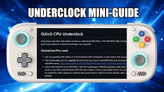 Mini Guide: Odin 3 Underclock Without Root