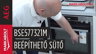 AEG BSE577321M beépíthető sütő – Márkabolt.hu - YouTube