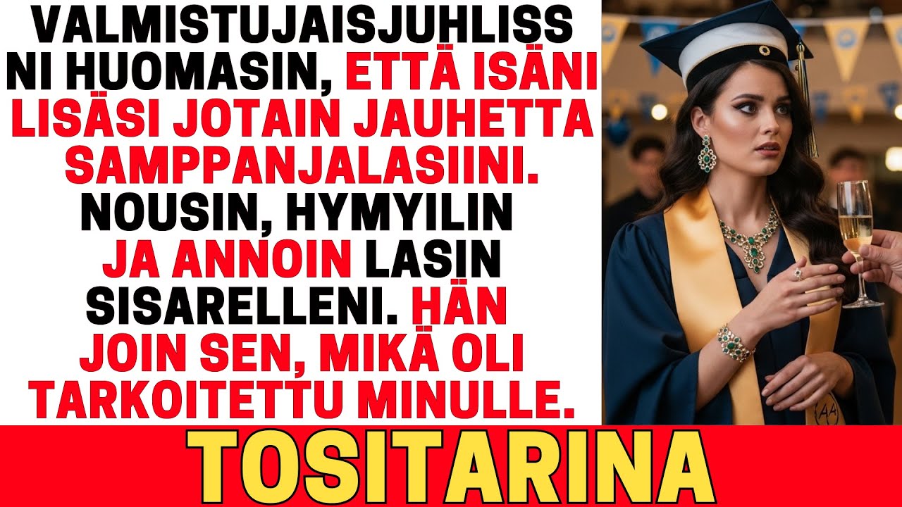 VALMISTUJAISJUHLISSANI VANHEMPANI LISÄSIVÄT MYRKKYÄ JUOMAANI — JOTEN MINÄ...