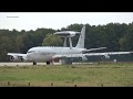 Planespotting Airbase Geilenkirchen Boeing E-3A Sentry Awacs &amp; KC-135 Stratotanker 24 sept 2019