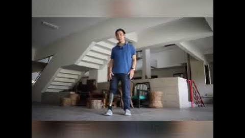 Amputees demonstrates how to get up from ground | above knee right leg amputee