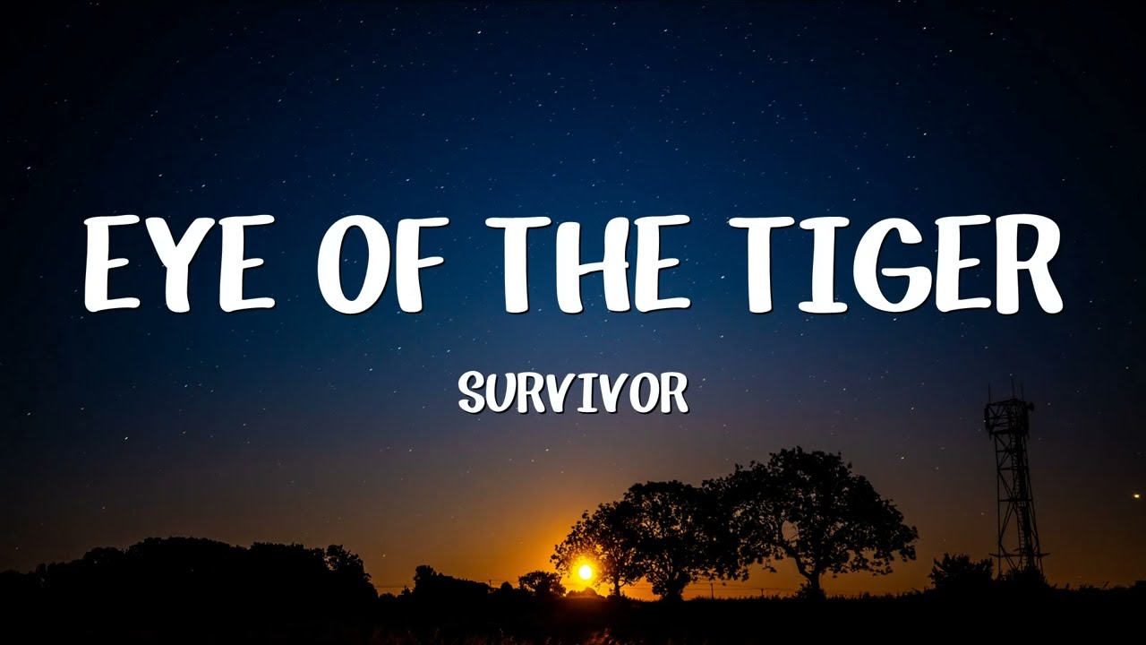 Eye of the Tiger - Survivor (lyrics) v.3 | Greeting Card