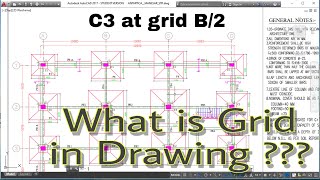 What is a Grid in Drawings | A-B-C / 1-2-3 | How to Read Drawings Part-01