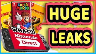 HUGE! Nintendo Switch 2 LEAK Specs! | Multiple  Switch 2 Nintendo Directs?!