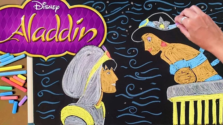 Let's Draw Aladdin & Jasmin  8 Hours of Soothing D...