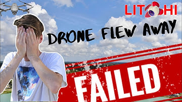 Drone Flew Away !!! DJI Mavic 2 drone fly away using Litchi Waypoint Mission