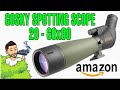 GOSKY SPOTTING SCOPE 20 - 60 X 80 ON AMAZON (with Moon footage)