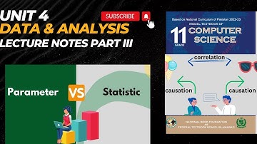 Class 11th Computer | Unit 4 | Data & Analysis | Lecture Notes | Part III |NBF New Book 2024 | Fbise