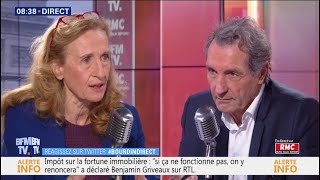 Rétablir l'ISF ? "Non, cela n'a été dit par personne" répond Nicole Belloubet