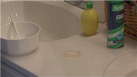 Housekeeping Tips : Removing Rust From Marble