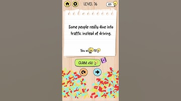 Brain Test Tricky Words Level 76 Walkthrough