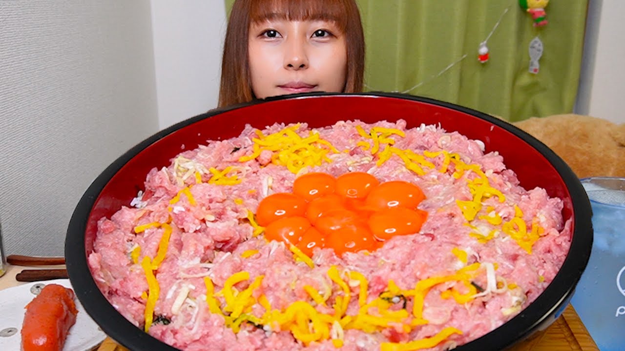 【大食い】贅沢トロたく丼