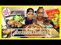 TRYING OUR SUBSCRIBERS FAVORITE TRADER JOES FOODS FOR THE FIRST TIME MUKBANG!