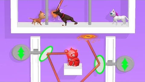 Kitten Rescue Gameplay Level Solution | Pull The Pin | Pin Pull Game