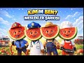 Karpuz Adam Meslekleri Öğretiyor! 👮‍♂️🚒👩‍⚕️ Kimim Ben? | Eğitici Çocuk Şarkısı