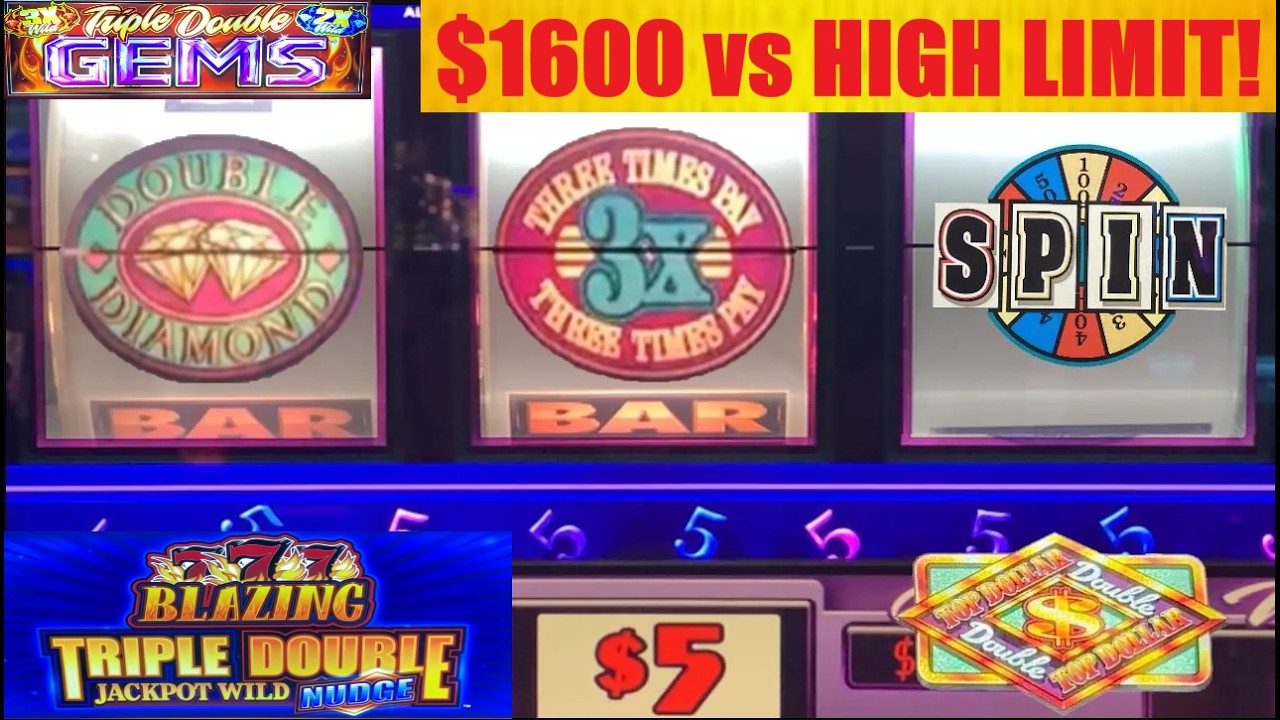 Я зашёл в зал игровых автоматов с высокими ставками, имея 1600 долларов, и вот что произошло! Игр...