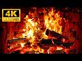 🔥 4K Fireplace with Crackling Fire Sounds | Beautiful Fireplace with Warm Logs | Fireplace Ambience