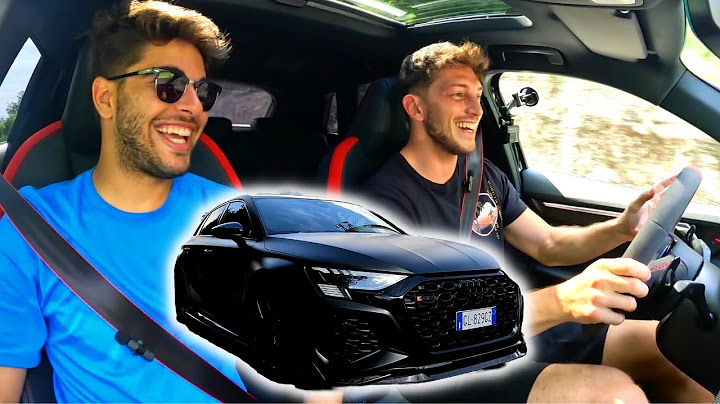 I TRIED EDOARDO JANNONE'S AUDI RS3