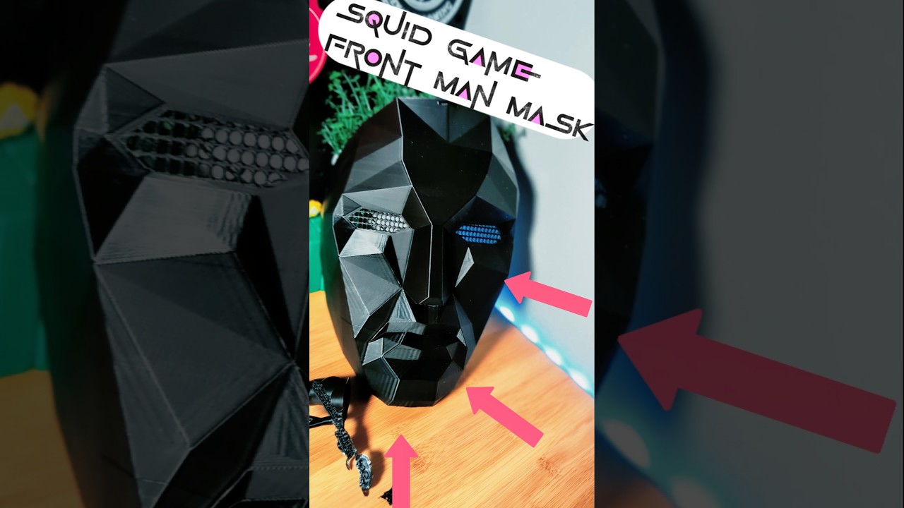 3D Printed Squid Game Front Man Mask