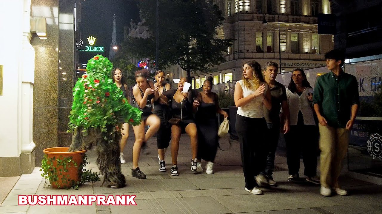 BUSHMAN PRANK Scares EVERYONE 😂 (INSANE Reactions!)