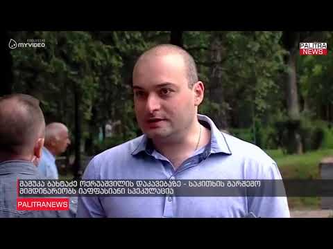 მამუკა ბახტაძე ოქრუაშვილის დაკავებაზე - საკითხის გარშემო მიმდინარეობს იაფფასიანი სპეკულაცია