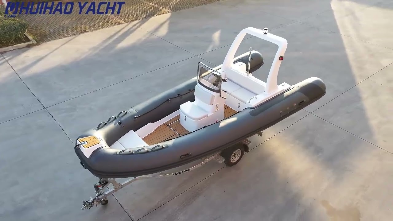 Fiberglass 540 boat with EVA floor for show.