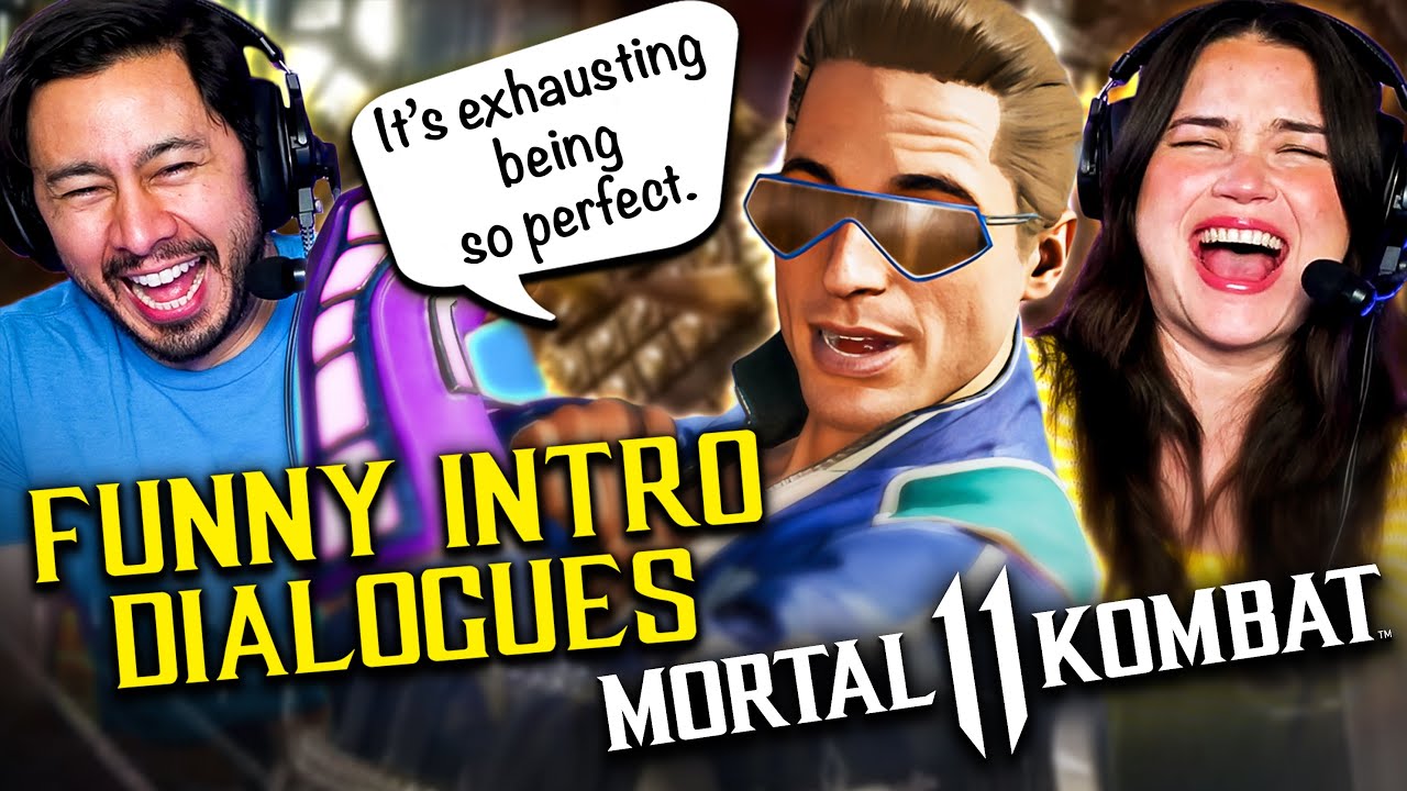 MORTAL KOMBAT 11 Funniest Intro Dialogues & MK11 Funny Character Banter Interactions REACTION!