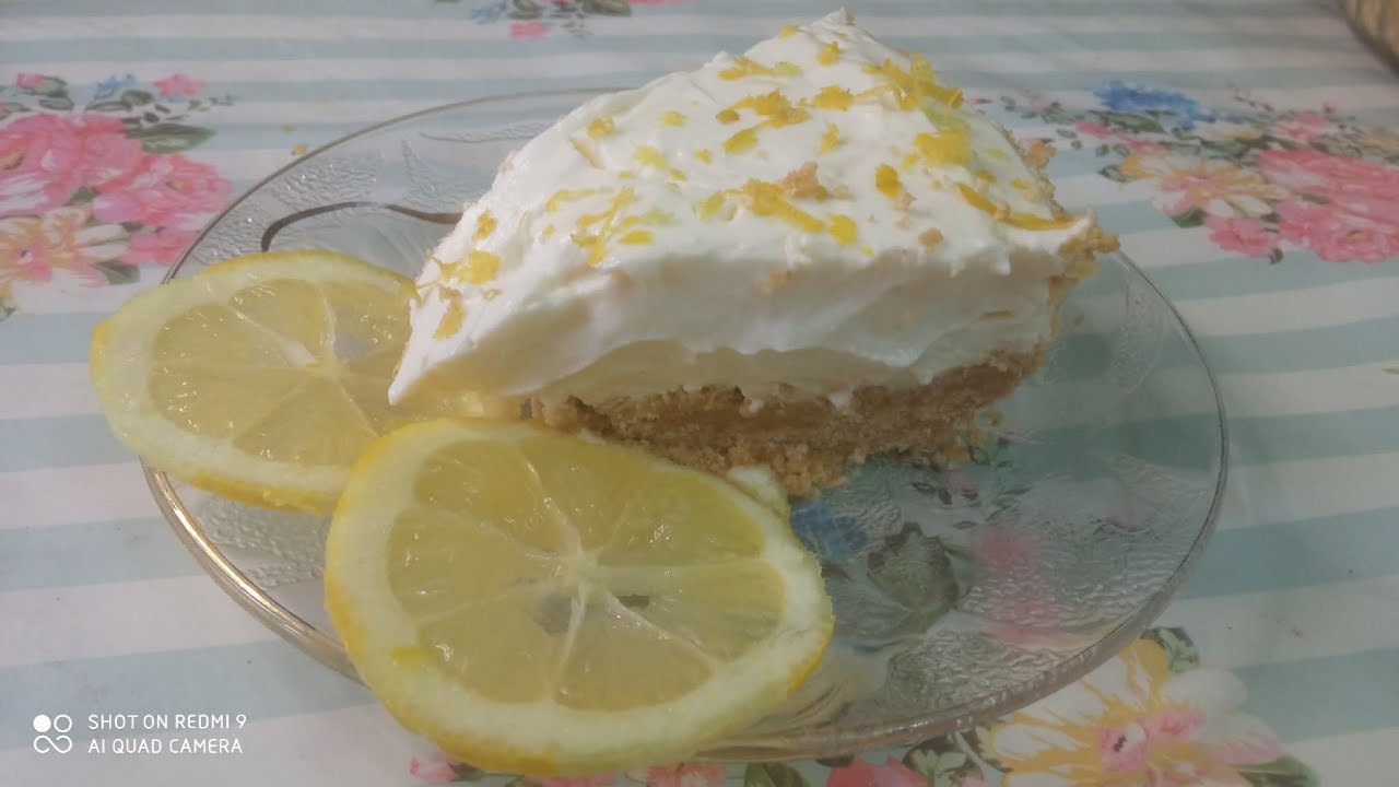 Εύκολη τάρτα λεμονιού 🍋 Χωρίς ψήσιμο 🔥, χωρίς βράσιμο!!!Το ωραιότερο κέρασμα μετά από ψητούρα🔥🔥🔥