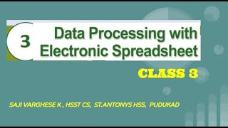 XI CA CH3-DATA PROCESSING WITH SPREADSHEET-CLASS 3