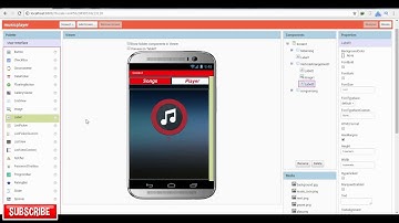 Music player In Thunkable With Awesome Design  and with Seek Bar