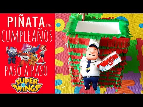 COMO HACER UNA PIÑATA CUMPLEAÑOS SUPER WINGS - SUPER WINGS BIRTHDAY PARTY IDEAS  @TeQuieroMami