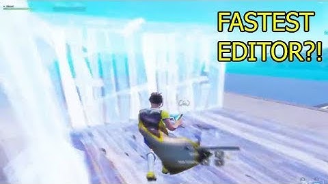 Meet the fastest editor in fortnite*FLOOD*. Faster than Symphuny?!