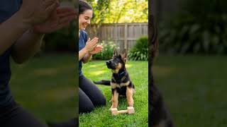 Smart German Shepherd Puppy's Tricks! ???? Training Day
