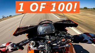 I rode a GOD TIER Motorcycle (KTM RC8C)