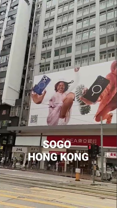 SOGO SHOPPING MALL Is located in cousway bay Hongkong