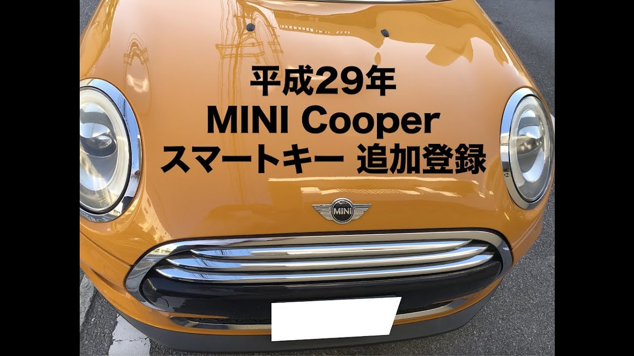  MINI Cooper ミニクーパー　キーレス　リモコンキー　イモビライザーキー　追加登録 BMW MINI Cooper ミニクーパー キーレス リモコンキー イモビライザー