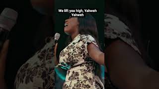 So we lift you high, Yahweh Yahweh. #faith #worship #Christian #shorts